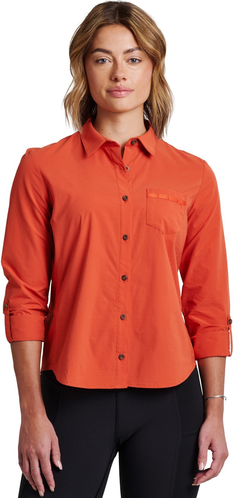 Wander LS - Womens - sunset 1