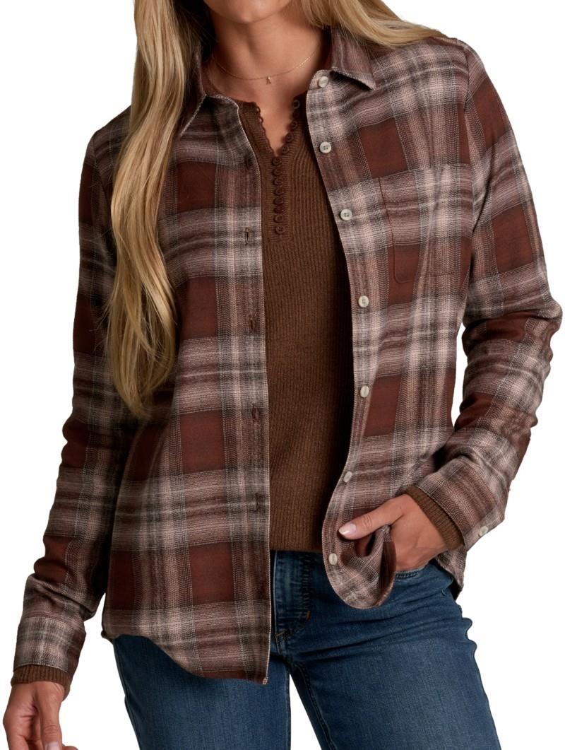 Whisper Flannel - Womens - french roast 1