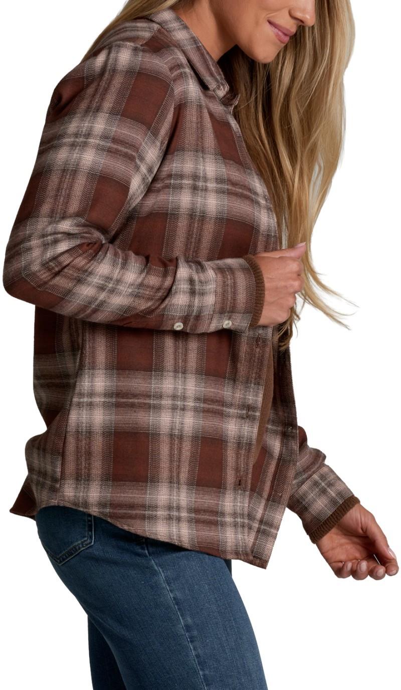 Whisper Flannel - Womens - french roast 1