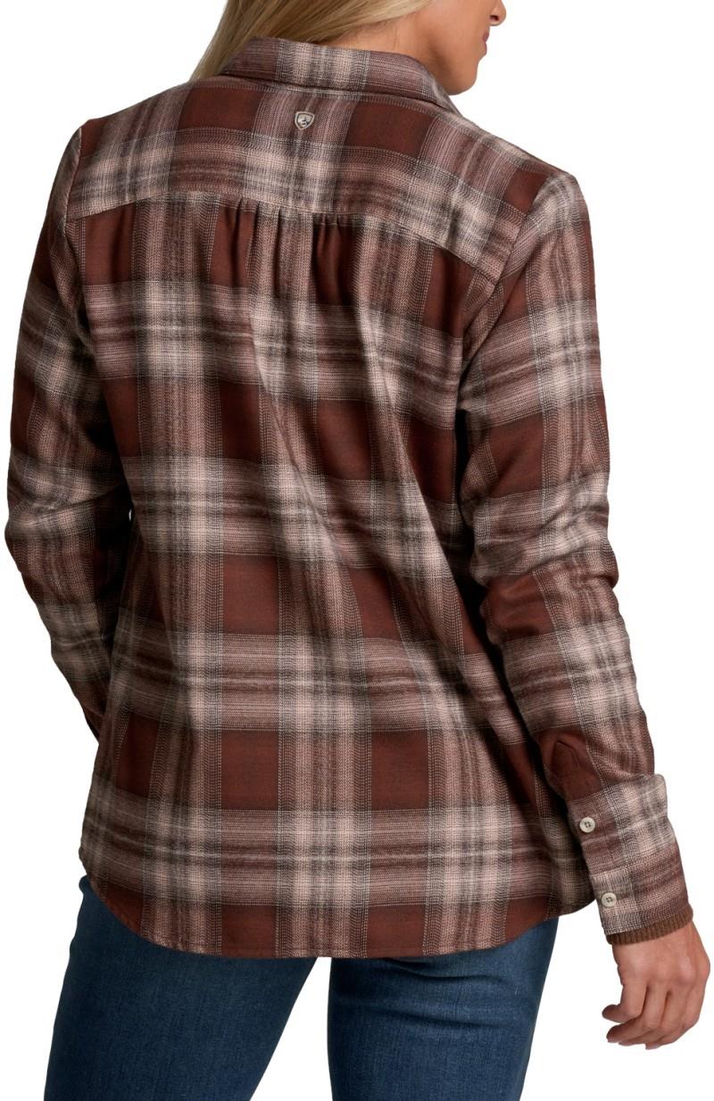 Whisper Flannel - Womens - french roast 1