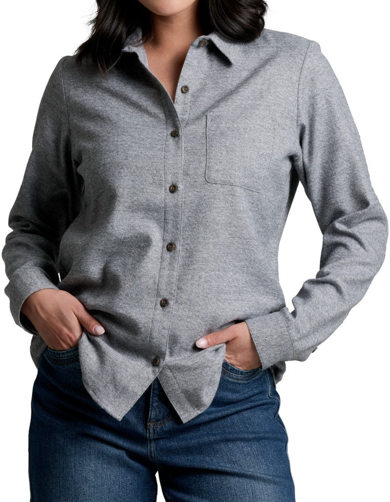 Whisper Flannel - Womens - shale 1