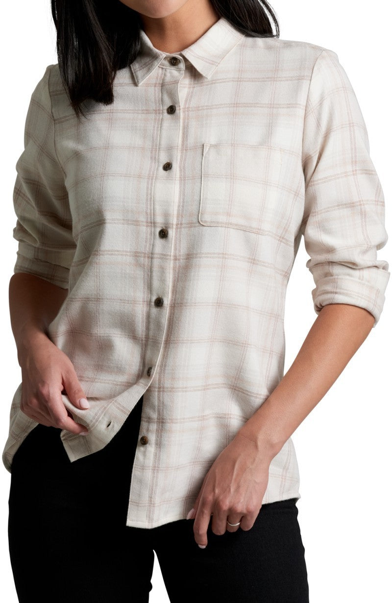 Whisper Flannel - Womens - vanilla 1