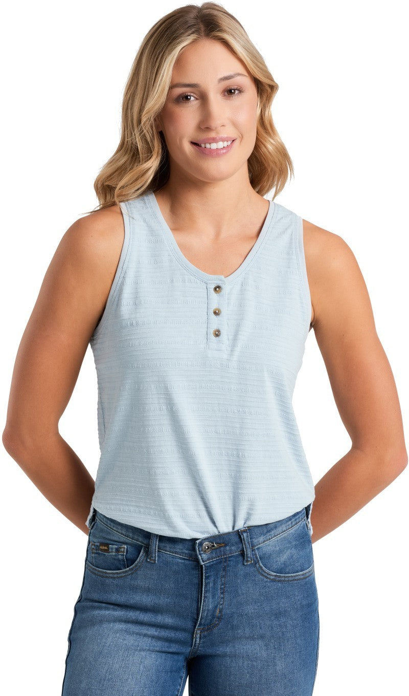 Willa Henley Tank - Womens - bluebell 1
