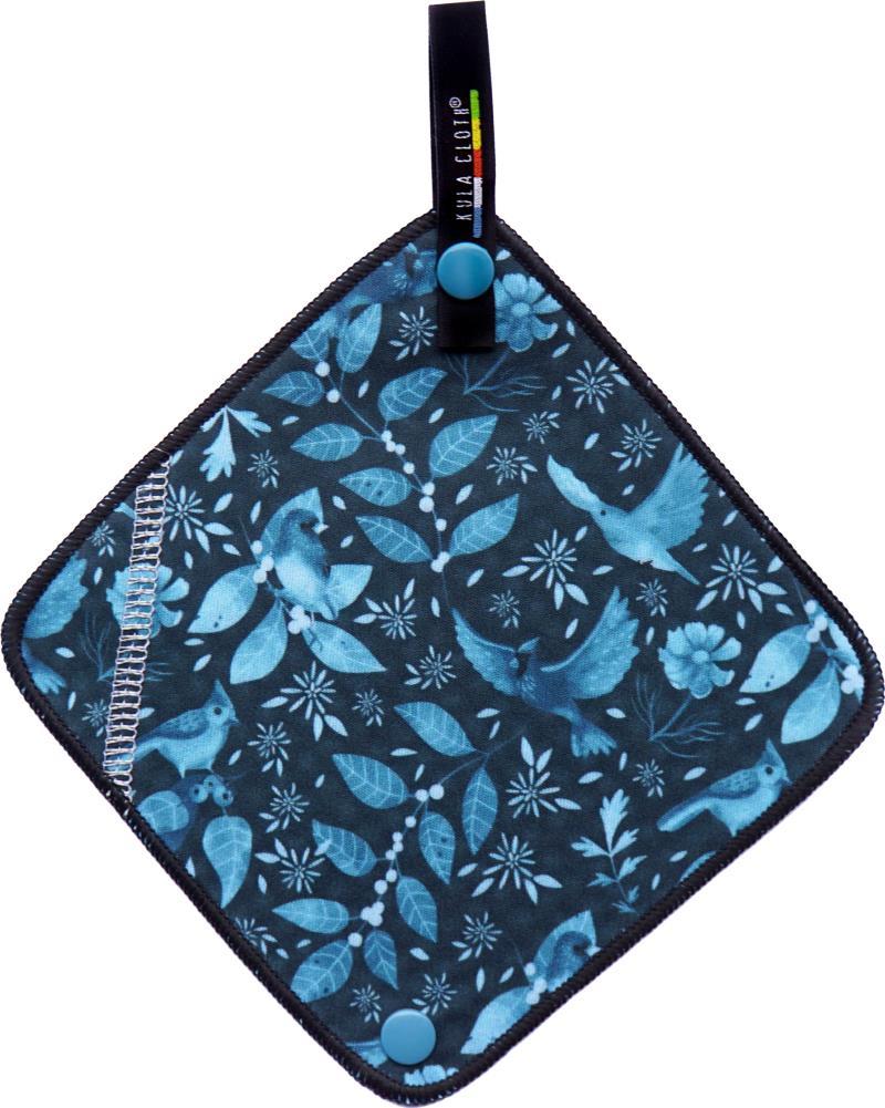 Kula Cloth - sapphire feather 1