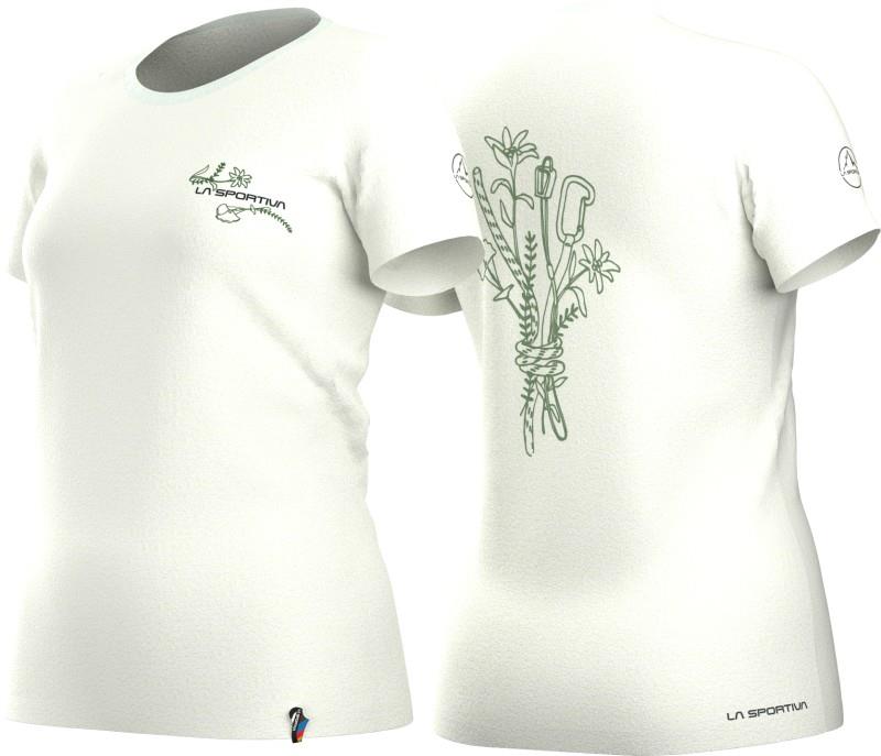 Climb Flower T-Shirt - Womens - chalk 1