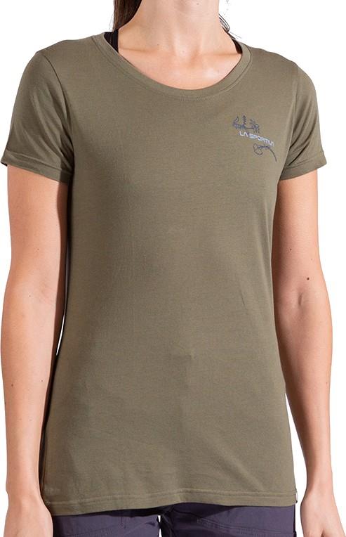 Climb Flower T-Shirt - Womens - cypress / night sky 1