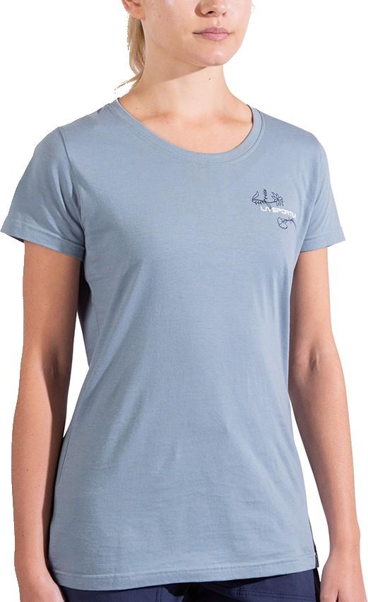 Climb Flower T-Shirt - Womens - limestone / night sky 1