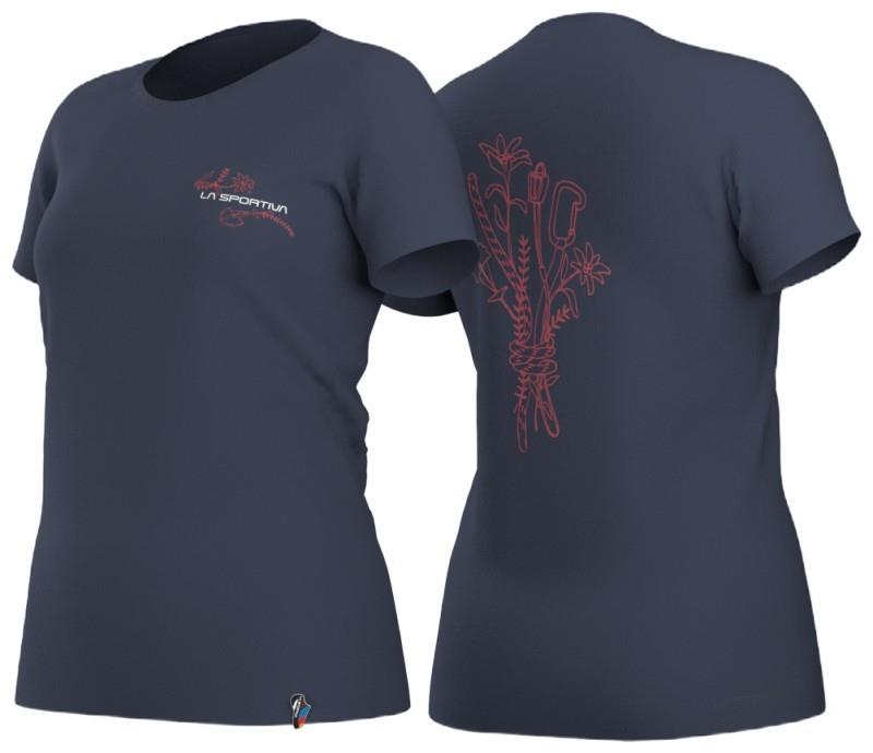 Climb Flower T-Shirt - Womens - night sky 1