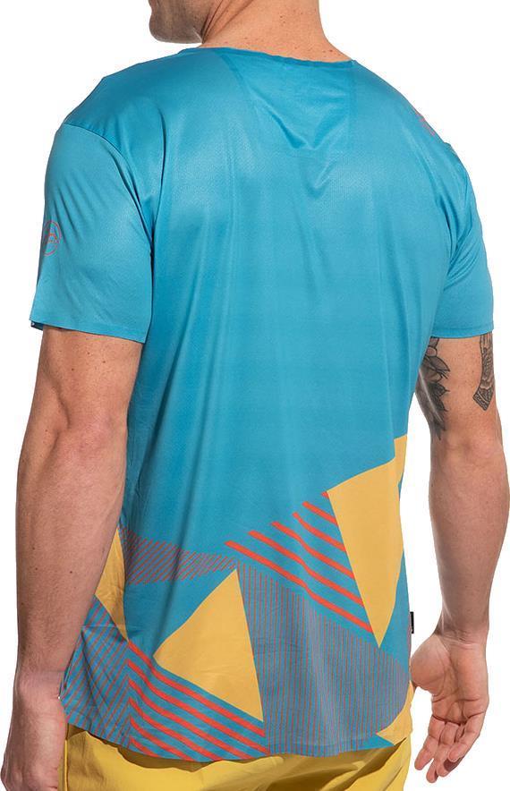 Comp T-Shirt - Mens - Tropic Blue / Bamboo 4