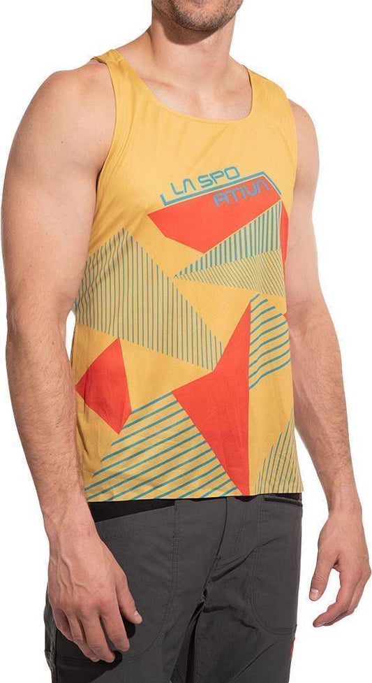 Comp Tank - Mens - Bamboo / Cherry Tomato 1