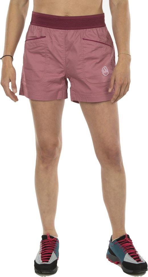 Joya Shorts - Womens - blush / red plum 1