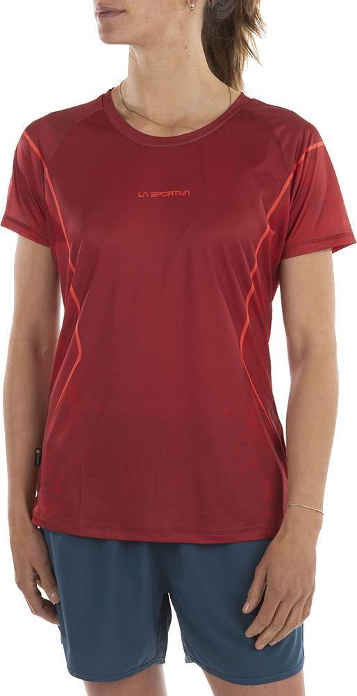 Pacer T-Shirt - Womens - velvet / cherry tomato 1