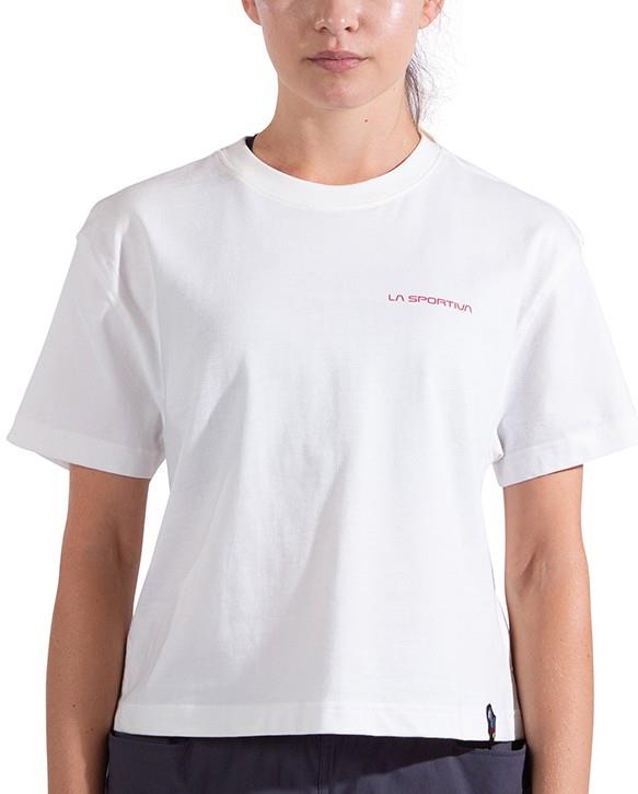Redgarden Crop T-Shirt - Womens - chalk / azalea 1