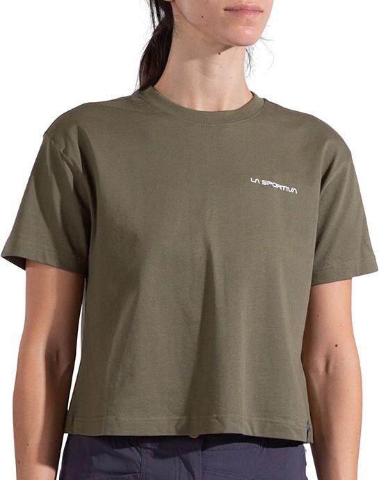 Redgarden Crop T-Shirt - Womens - cypress / chalk 1