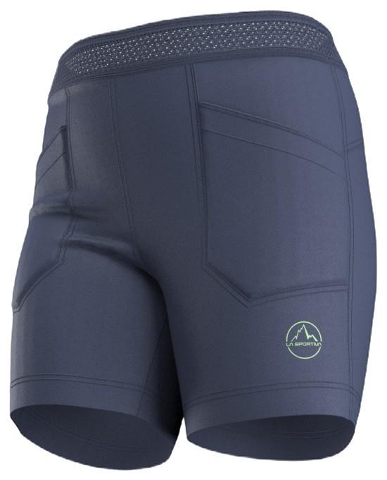 Roots Shorts - Womens - night sky / aspen green 1