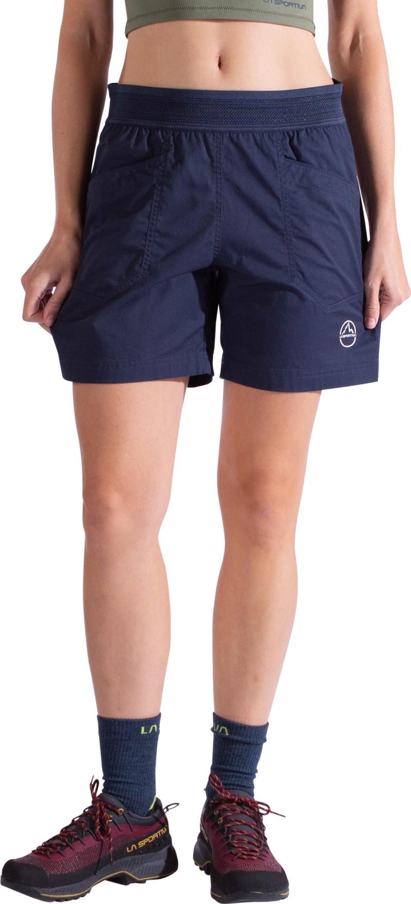 Roots Shorts - Womens - night sky / chalk 1