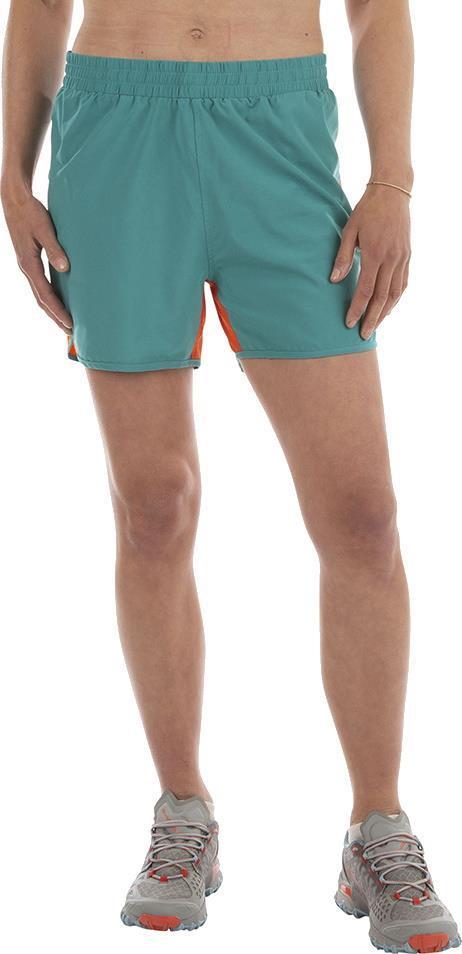 Sudden Shorts - Womens - Lagoon / Cherry Tomato 4