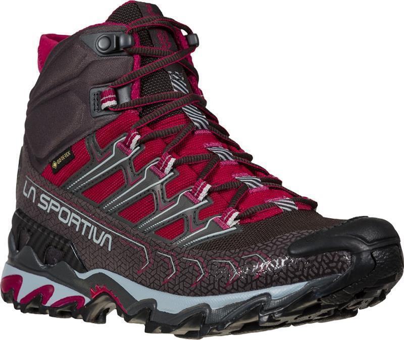 Ultra Raptor II Mid GTX - Womens - Carbon / Red Plum 1