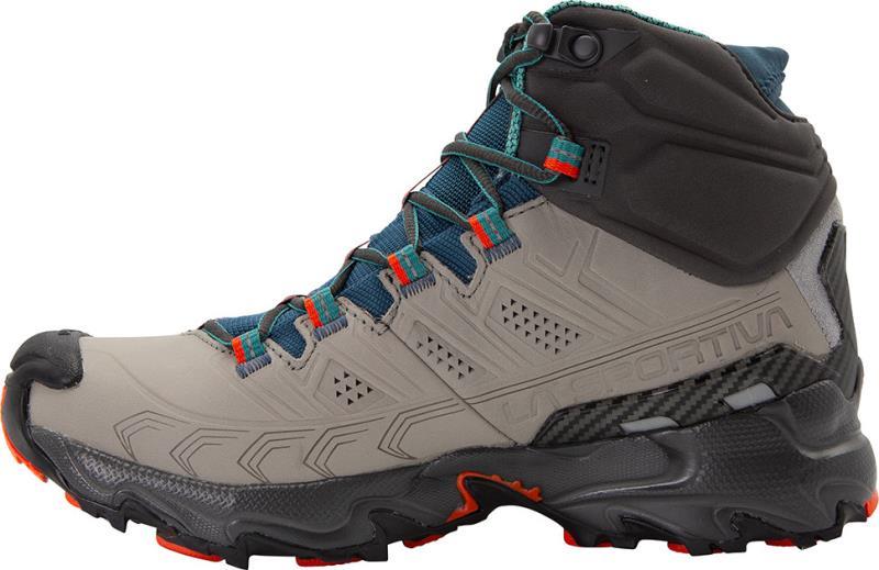 Ultra Raptor II Mid Leather GTX - Womens - grey / cherry tomato 1