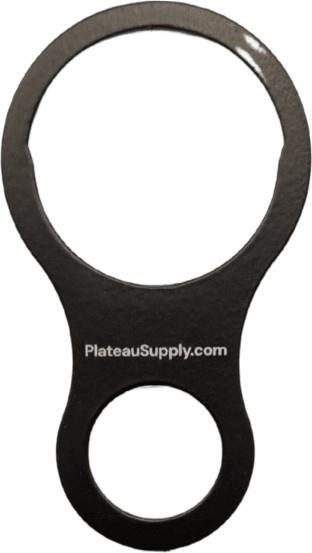 Narrow Mouth Aluminum Tether for 16 oz / 32 oz Bottles - matte black 1