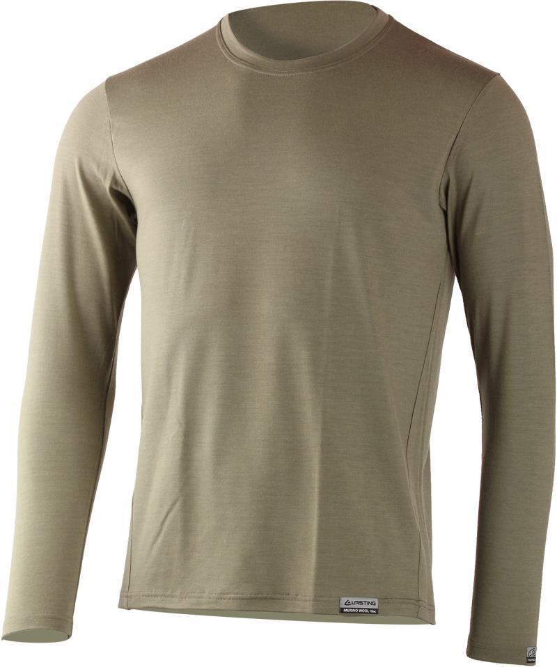 VPO 100% Merino Wool LS T-Shirt - Mens - Clay (7373) 1