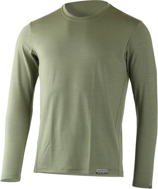 VPO 100% Merino Wool LS T-Shirt - Mens - Moss (6666) 1