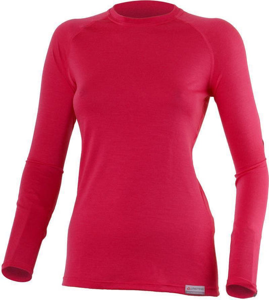 VPO 100% Merino Wool LS T-Shirt - Womens - Crimson (4747) 1