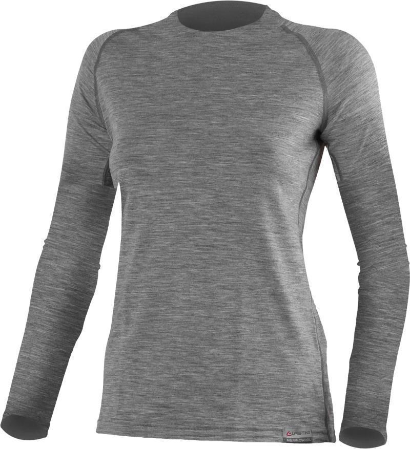 VPO 100% Merino Wool LS T-Shirt - Womens - Grey Heather (8484) 1
