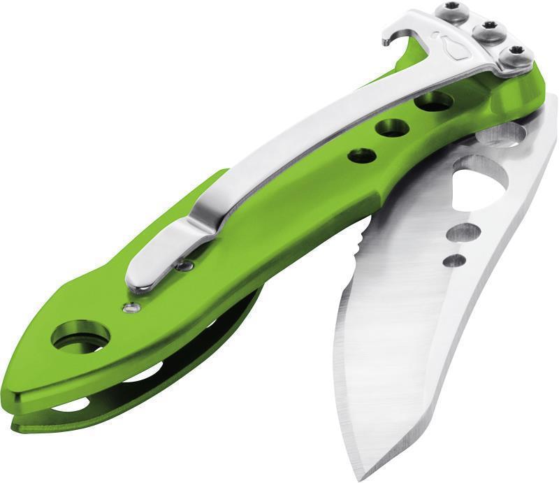 Skeletool KBX Knife - No Sheath - Peg - sublime green 1