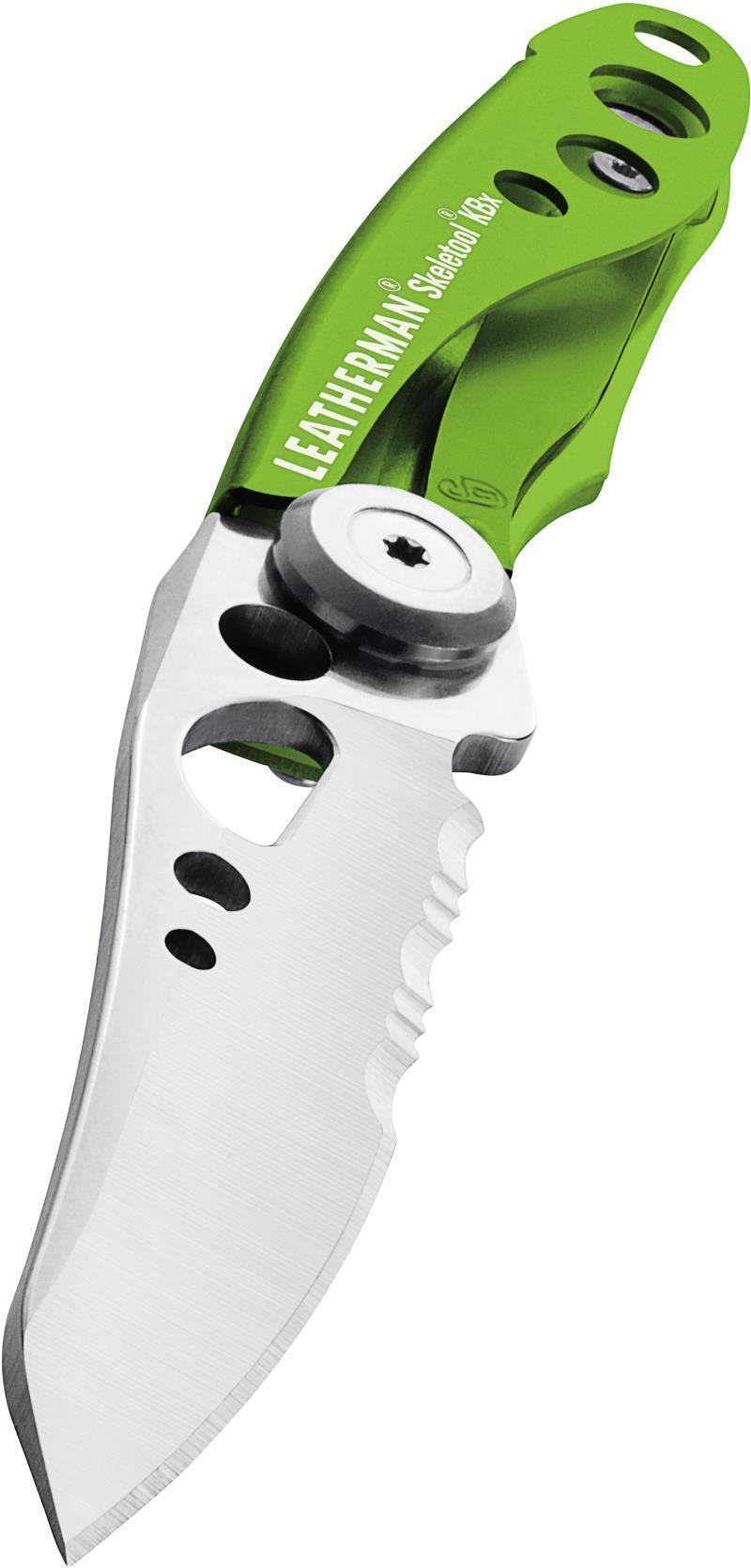 Skeletool KBX Knife - No Sheath - Peg - sublime green 1