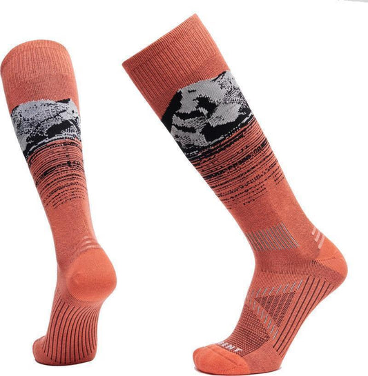 Elyse Saugstad Pro Socks - Womens - Living Coral 1