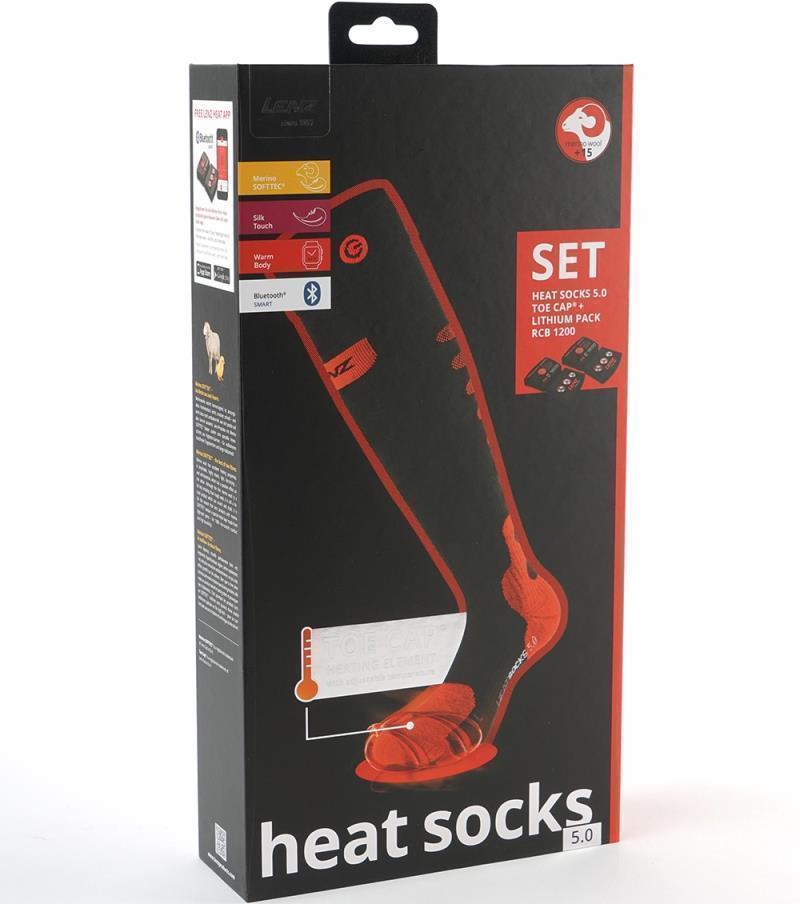 Set of Heat Socks 5.0 Toe Cap Slim Fit +RCB 1200 - Unisex - not applicable 1