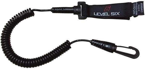 Coiled Paddle Leash  - black 1