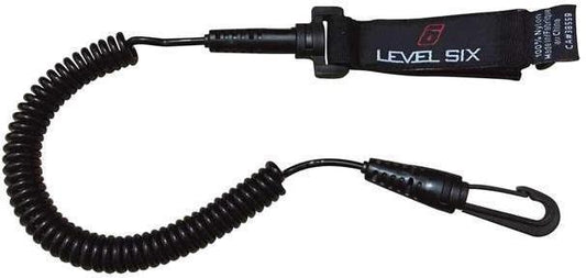 Coiled Paddle Leash  - black 1