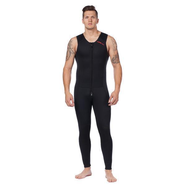 Farmer John 2.5mm Sleeveless Front Zip - Mens - Black 1