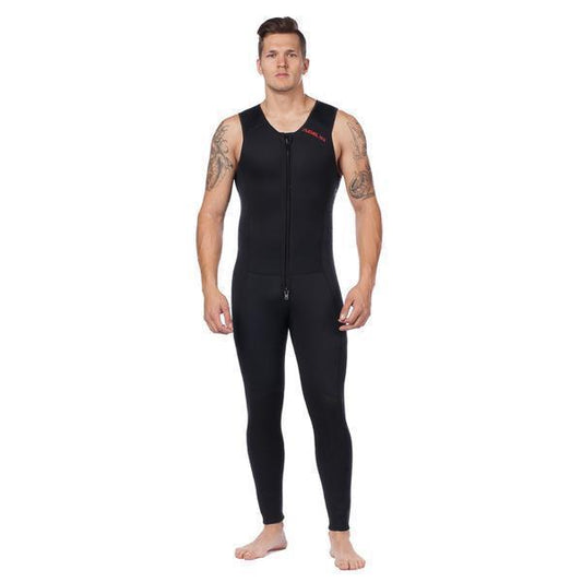Farmer John 2.5mm Sleeveless Front Zip - Mens - Black 1