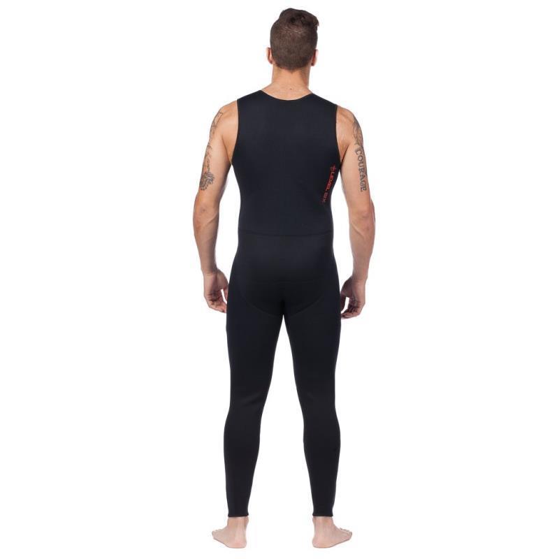 Farmer John 2.5mm Sleeveless Front Zip - Mens - Black 2