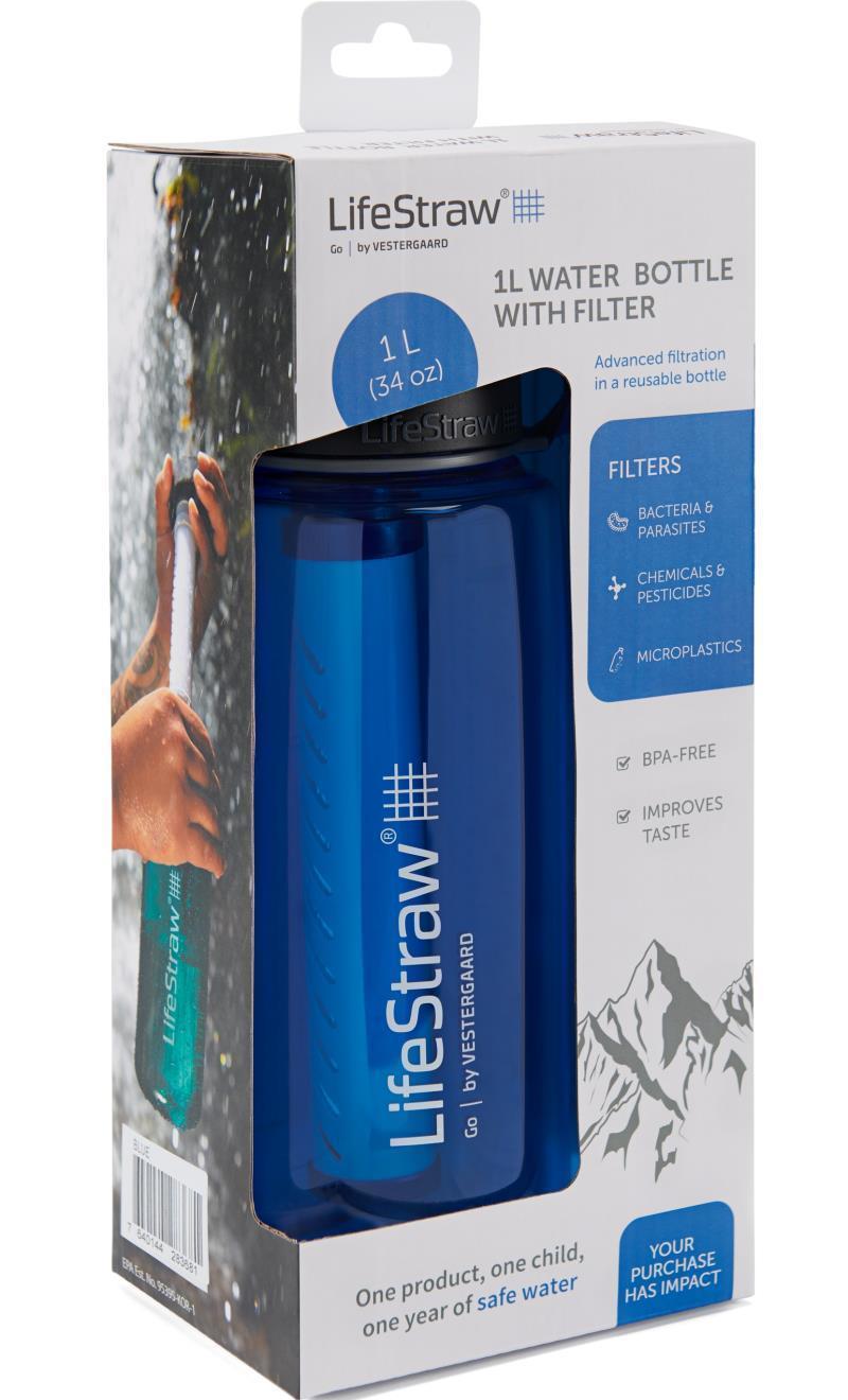 Go Bottle - 1L / 33oz - Blue 2