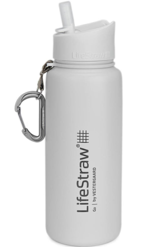 Go Stainless Steel Bottle - 710ml / 24oz - White 1