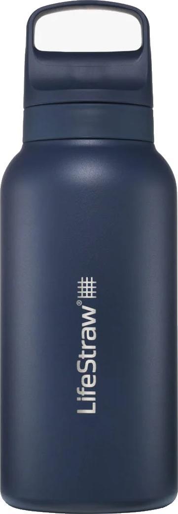 Go Stainless Steel Filter Bottle - 1L / 33oz - Aegean Sea 1