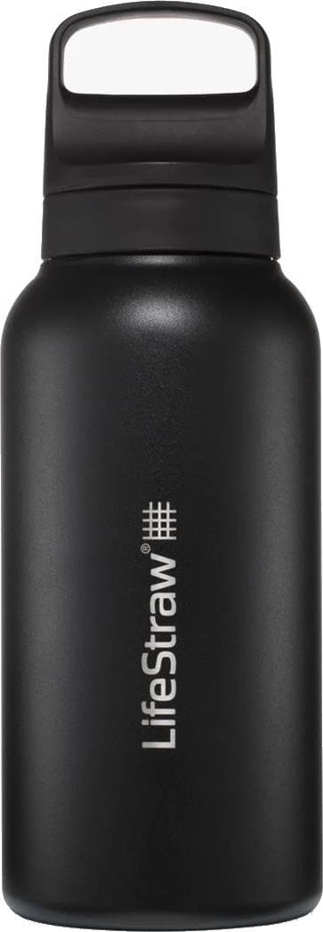 Go Stainless Steel Filter Bottle - 1L / 33oz - Black 1