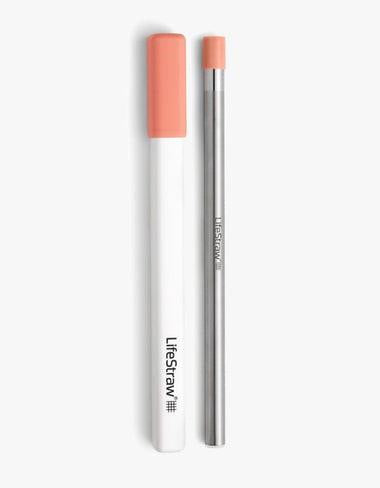 SIP Personal Water Filter Straw w/ Case - apricot 1