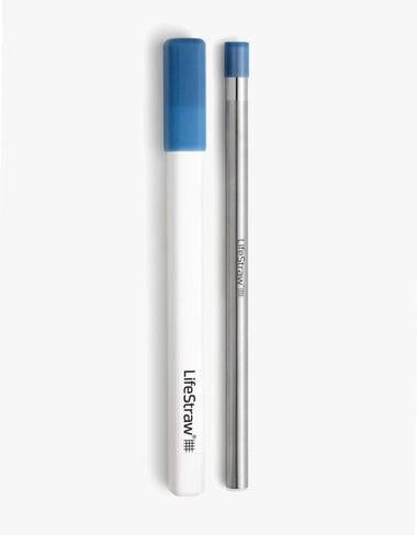 SIP Personal Water Filter Straw w/ Case - stormy blue 1