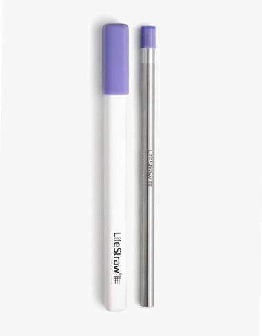 SIP Personal Water Filter Straw w/ Case - thistle purple 1