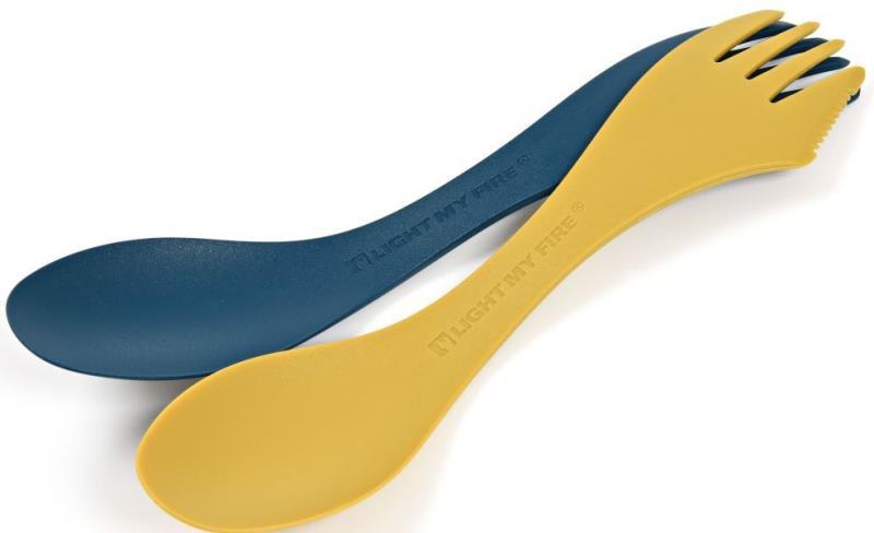 Spork Medium - 2 Pack - musty yellow / hazy blue 1