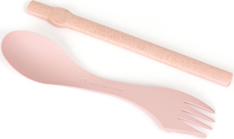 Spork N Straw - dusty pink 1