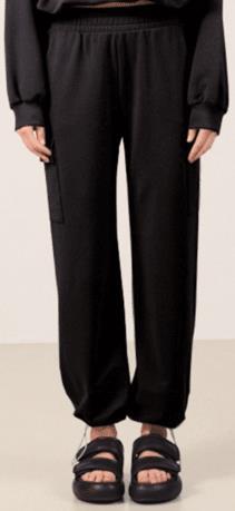 Finn Cozy Cargo Pants - Womens - black 1