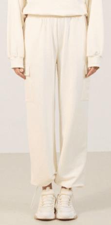 Finn Cozy Cargo Pants - Womens - marshmellow 1