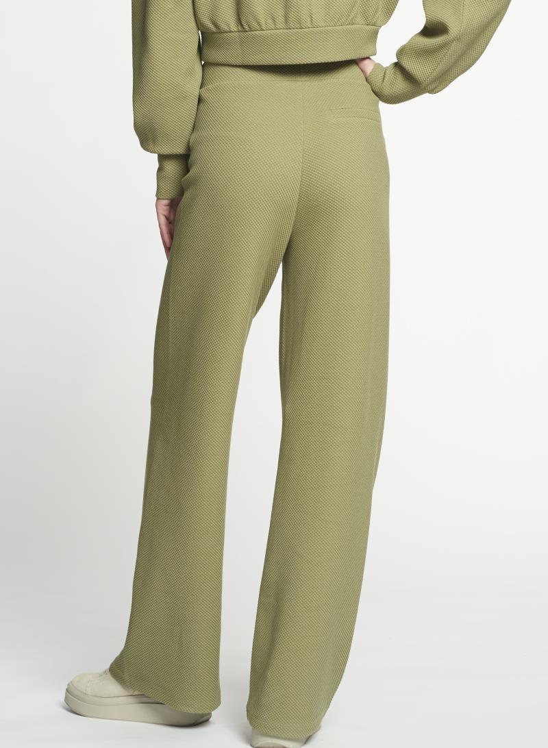 Moon Classic Flared Pants - Womens - Pale Green 3