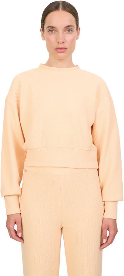 Moon Cropped Sweat - Womens - almond cream 1